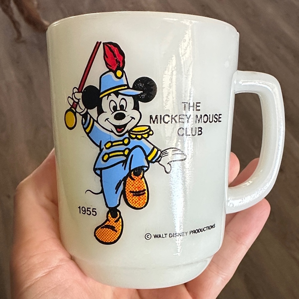 Vintage Anchor Hocking Mickey Mouse Club Mug